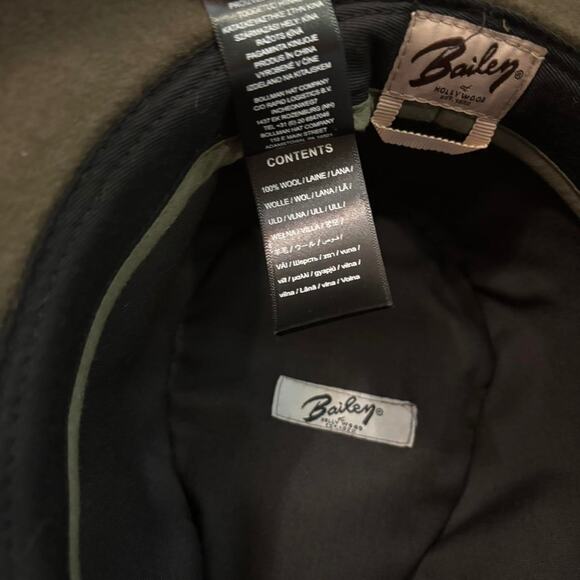 Bailey of hollywood olive wool hat